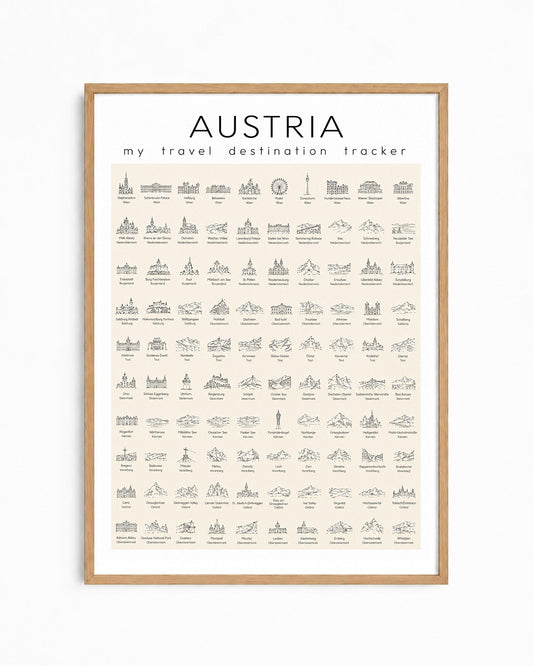 Stamp Poster: Austria