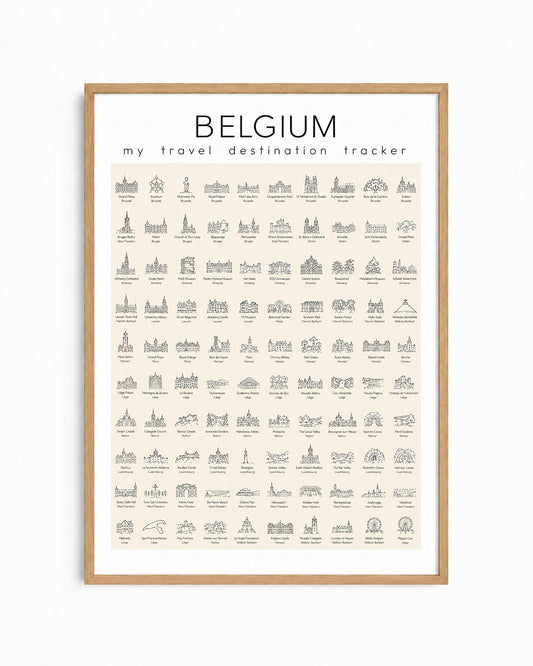 Stamp Poster: Belgium