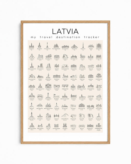 Stamp Poster: Latvia