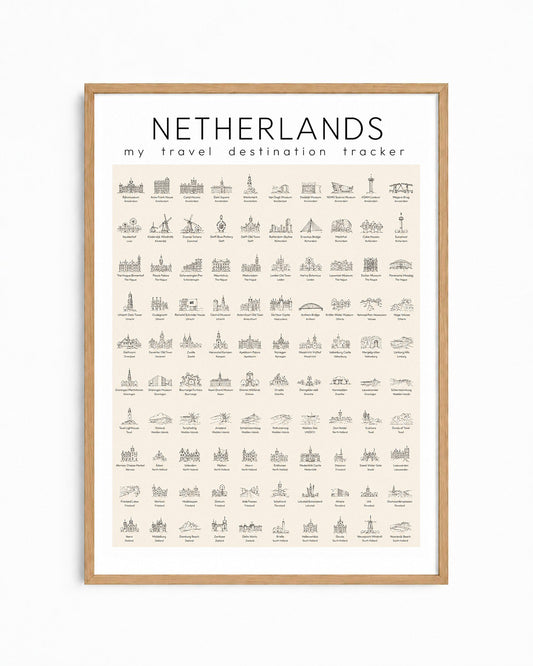 Stamp Poster: Netherlands