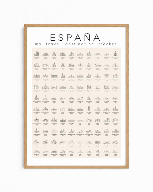 Stamp Poster: Espana