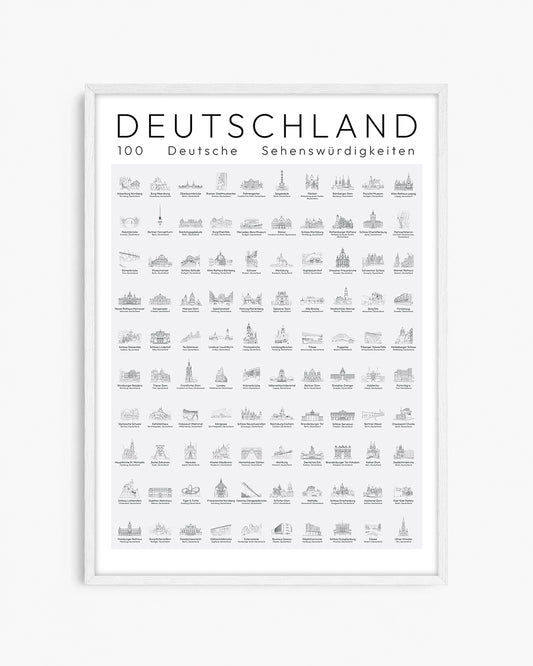 Stamp Poster: Deutschland
