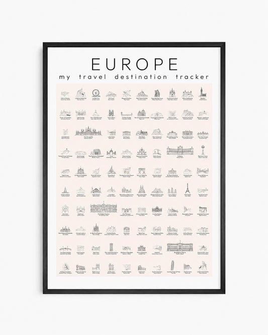 Stamp Poster: Europe
