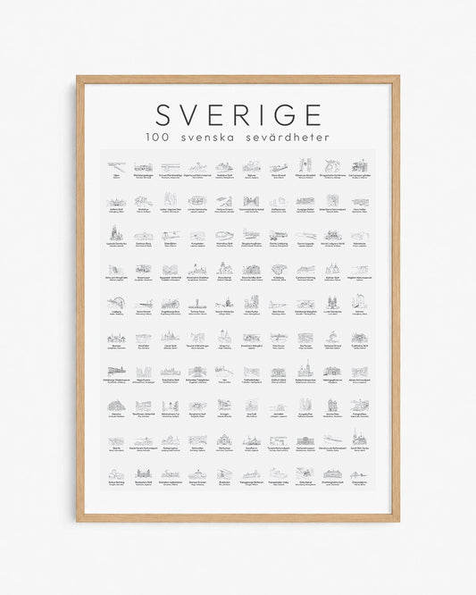 Stamp Poster: Sverige