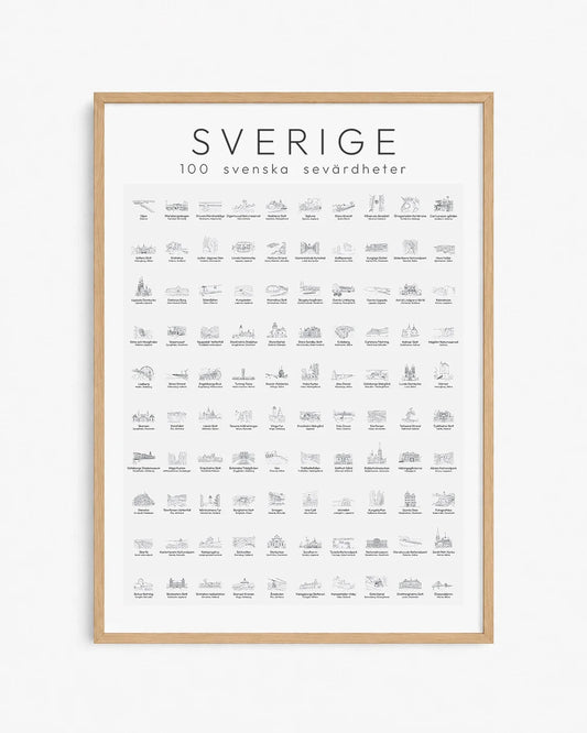 Stamp Poster: Sverige
